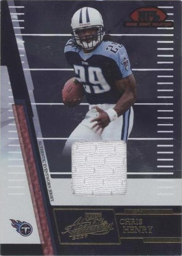 2007 Playoff Absolute Memorabilia Chris Henry #RJC-13