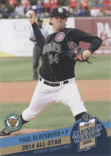 2014 Choice Midwest League All-Stars - Paul Blackburn #49