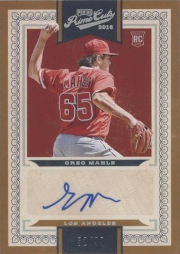 2016 Panini Prime Cuts - Greg Mahle #163