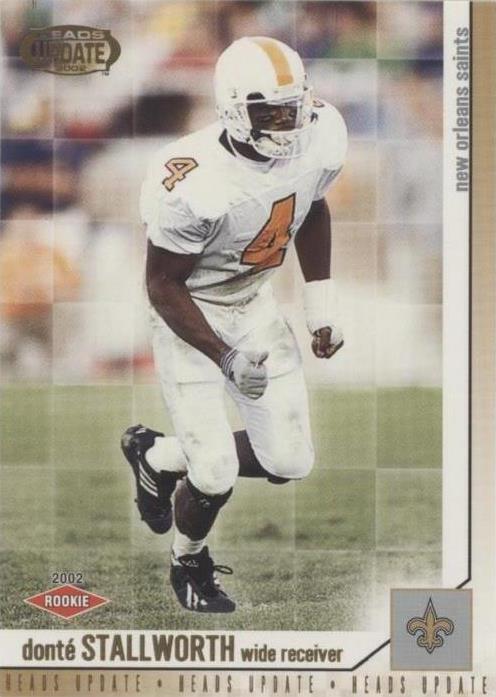 2002 Pacific Heads Update Donte Stallworth #110