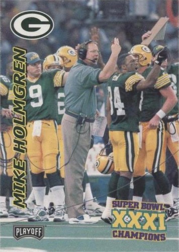 1997 Playoff Green Bay Packers Super Sunday Mike Holmgren #6