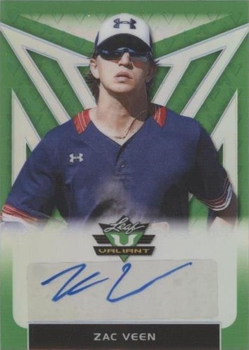2020 Leaf Valiant - Zac Veen #PA-ZV1