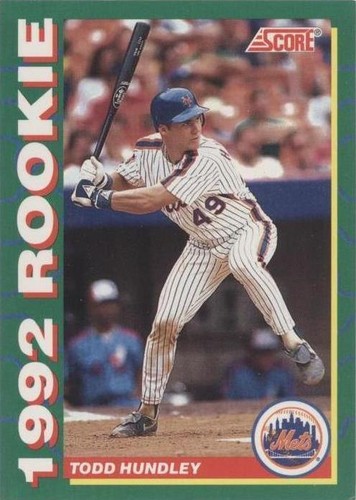 1992 Score Glossy Rookies - Todd Hundley #6