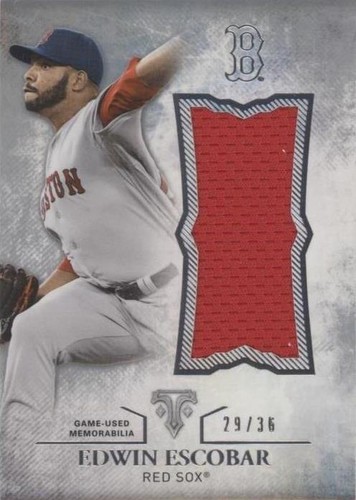 2015 Topps Triple Threads - Edwin Escobar #UJR-EEE