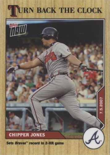 2020 Topps Now Turn Back the Clock - Chipper Jones #97