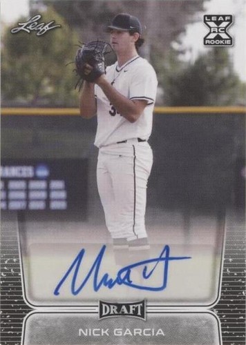 2020 Leaf Draft - Nick Garcia #BA-NG2