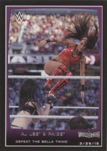 2015 Topps WWE Road to Wrestlemania - AJ Lee Paige #106