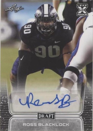 2020 Leaf Draft Ross Blacklock #BA-RB1