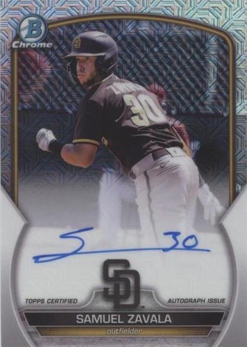 2023 Bowman Chrome - Samuel Zavala #BCMA-SZ