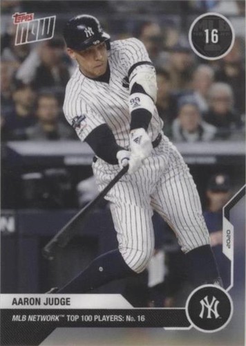 2020 Topps Now MLB Network Top 100 Players - Aaron Judge #MN16