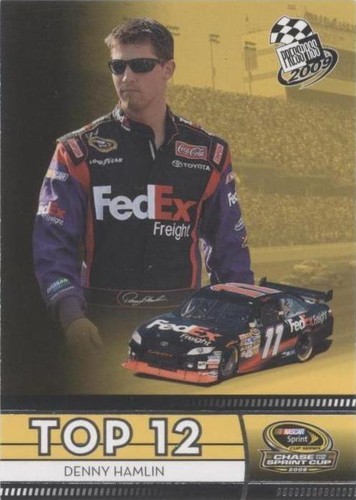 2009 Press Pass - Denny Hamlin #112