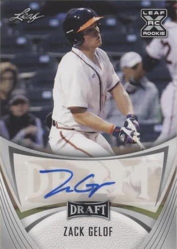2021 Leaf Draft - Zack Gelof #BA-ZG1