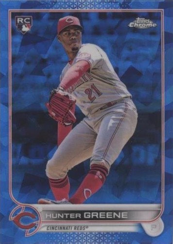 2022 Topps Chrome Sapphire Edition - Hunter Greene #549