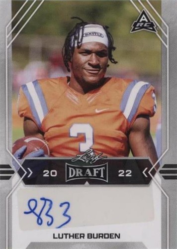 2022 Leaf Draft Luther Burden #BA-LB2