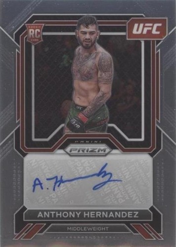 2023 Panini Prizm UFC Silver Parallel NO. 181 Anthony