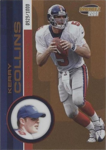 2001 Pacific Invincible Kerry Collins #157