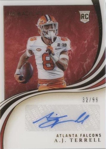 2020 Panini Immaculate Collection A.J. Terrell #RA-AJ