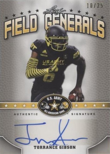 2015 Leaf U.S. Army All-American Bowl Torrance Gibson #FG-TG1