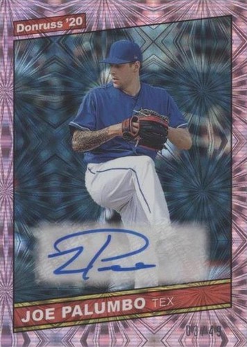 2020 Panini Donruss - Joe Palumbo #86S-JP