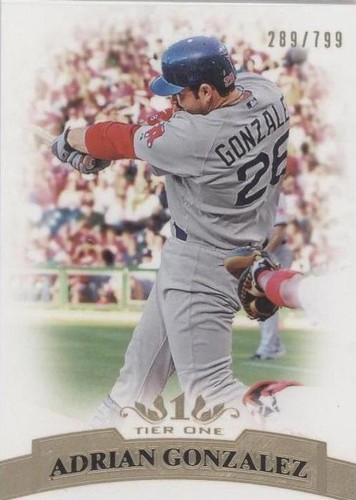 2011 Topps Tier One - Adrian Gonzalez #56
