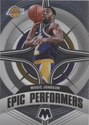 5) 2021 Panini Mosaic All Time Greats Magic Johnson