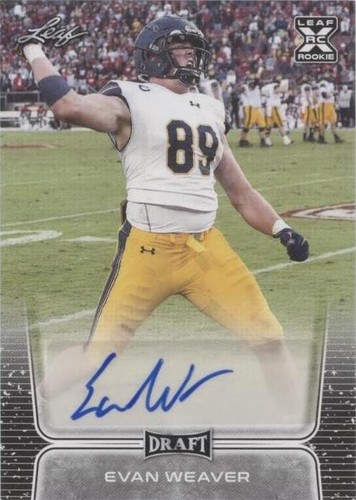 2020 Leaf Draft Evan Weaver #BA-EW1