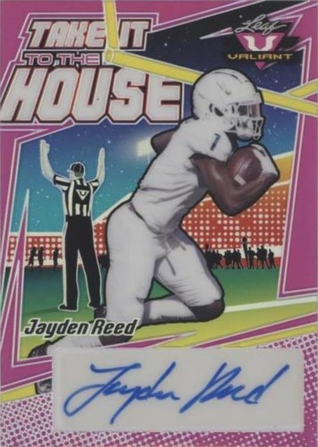 2022 Leaf Valiant Jayden Reed #TH-JR2