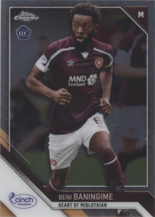 2021-22 Topps Chrome SPFL Scottish Premier League Beni Baningime #76