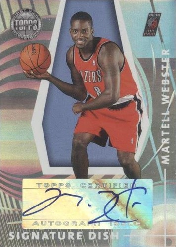 2005-06 Topps First Row - Martell Webster #SD-MW