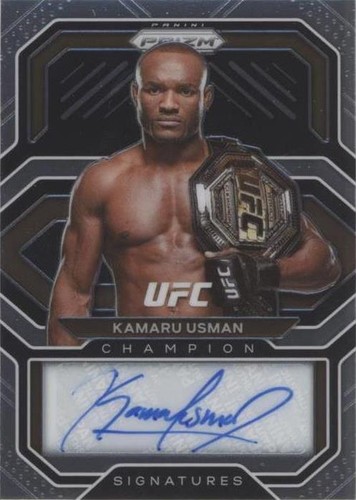2021 Panini Prizm UFC - Kamaru Usman #CS-KUS