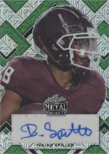 2022 Leaf Metal Draft Isaiah Spiller #PA-IS1