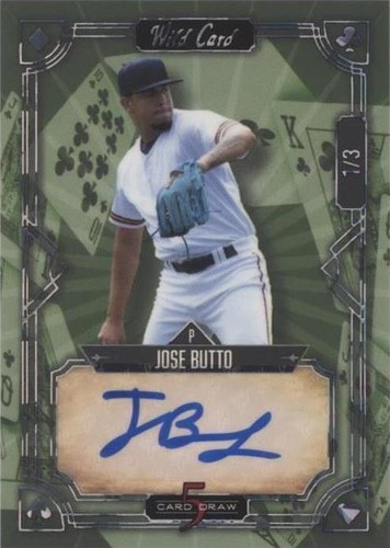 2023 Wild Card 5 Card Draw - Jose Butto #5CDCL-37