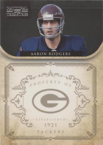 2011 Playoff National Treasures Aaron Rodgers #53