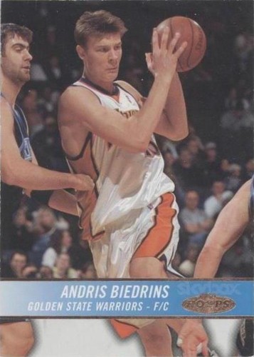 2004-05 NBA Hoops - Andris Biedrins #188