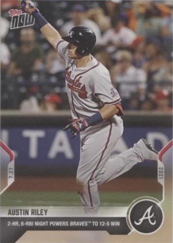 2021 Topps Now - Austin Riley #562
