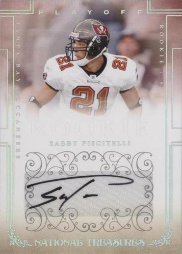2007 Playoff National Treasures Sabby Piscitelli #187