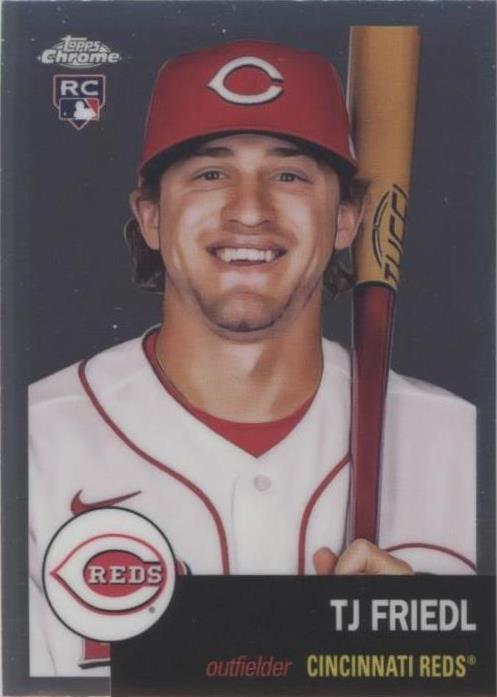 2022 Topps Chrome Platinum Anniversary - T.J. Friedl #158