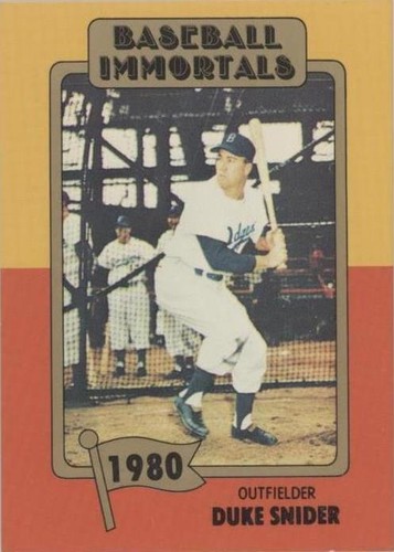 1980-87 SSPC Baseball Immortals - Duke Snider #170
