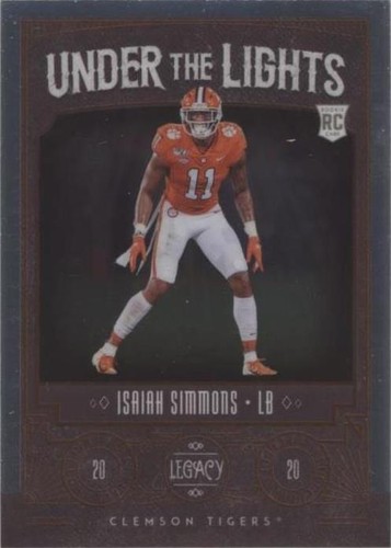 2020 Panini Legacy Isaiah Simmons #UL-IS
