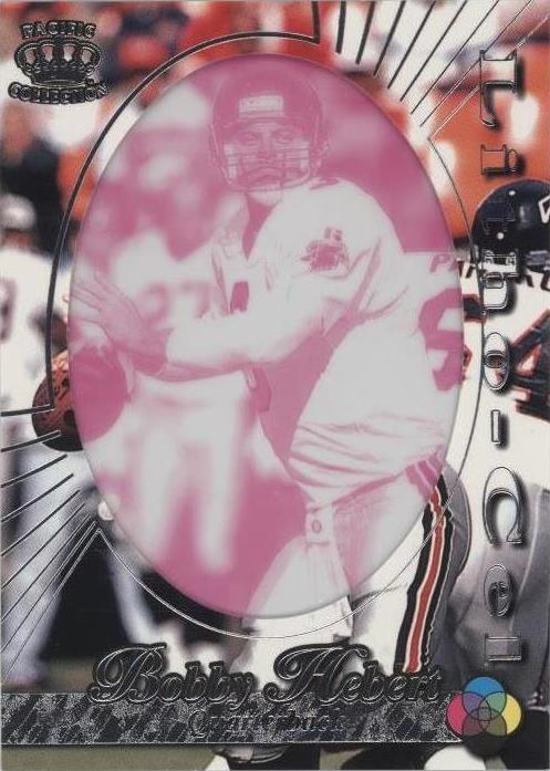 1996 Pacific Litho-Cel Bobby Hebert #CEL-7