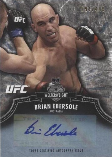 2012 Topps UFC Bloodlines - Brian Ebersole #A-BE