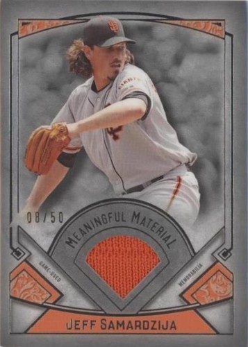 2017 Topps Museum Collection - Jeff Samardzija #MR-JS
