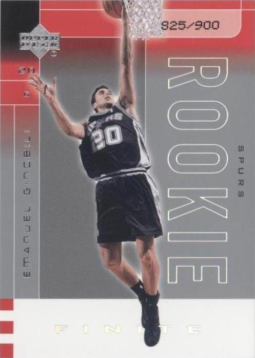 2002-03 Upper Deck Finite - Manu Ginóbili #214
