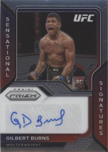 2021 Panini Prizm UFC - Gilbert Burns #SS-GBN