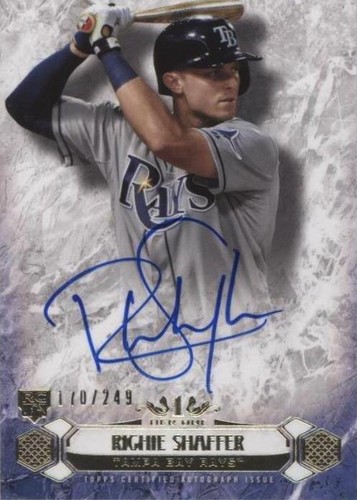 2016 Topps Tier One - Richie Shaffer #BOA-RSA