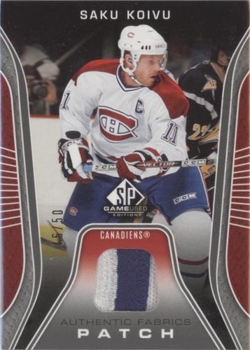 2006-07 SP Game Used Edition - Saku Koivu #AF-SK