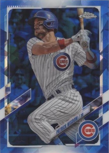2021 Topps Chrome Update Series Sapphire Edition - Patrick Wisdom #US316