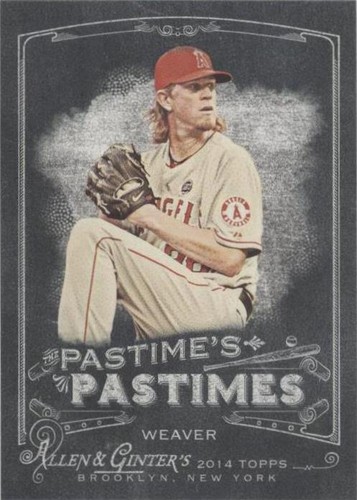 2014 Topps Allen & Ginter's - Jered Weaver #PP-JW