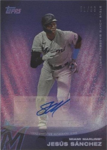 2022 Topps X Steve Aoki - Jesus Sanchez #43A