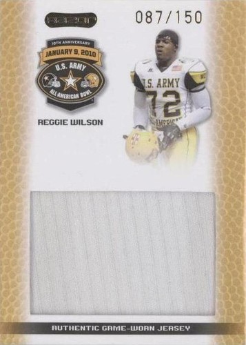 2010 Razor U.S. Army All-American Bowl Reggie Wilson #JS-RW1